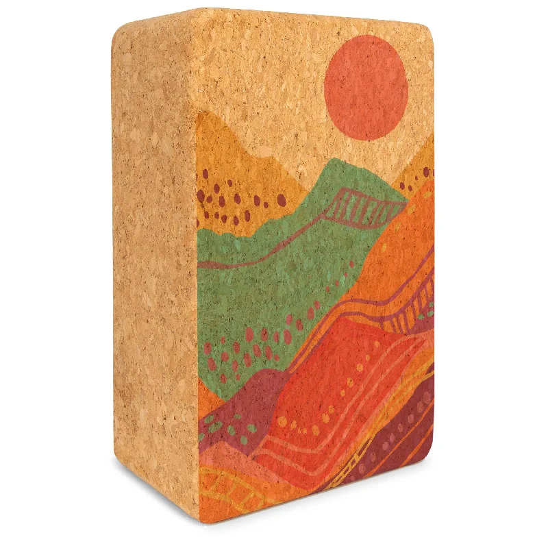 Spirit Rising Cork Yoga Block