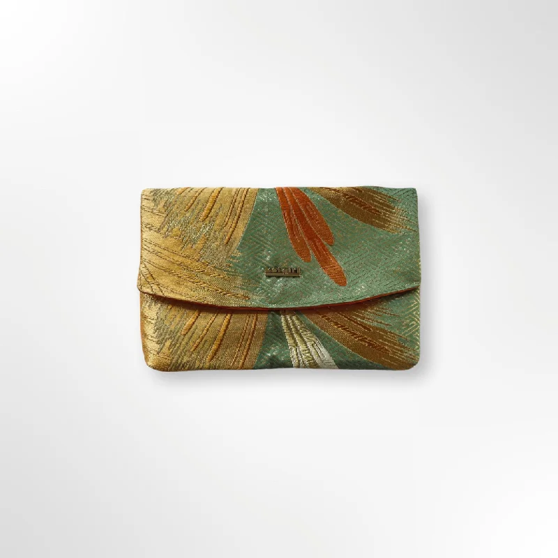 Turquoise and Gold Clutch Huge Handbag Markdowns – Update Your Collection Now