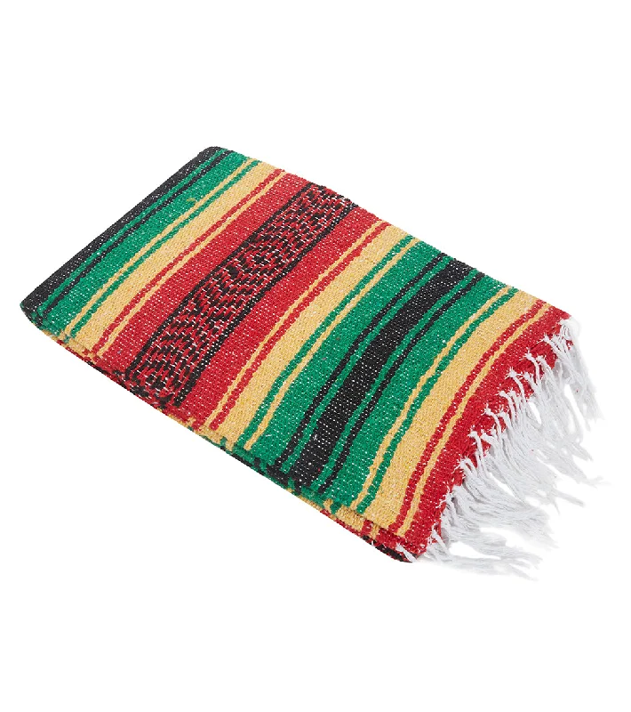 West Path Economy Falsa Mexican Yoga Blanket Rasta