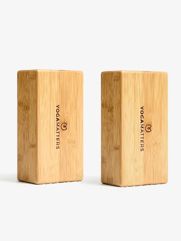 Yogamatters Bamboo Brick Pair