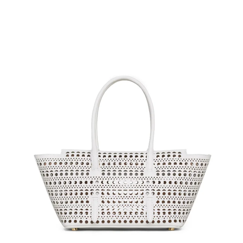 New Mina 20 in Vienne Calfskin, White High-End Bags, Low-End Prices