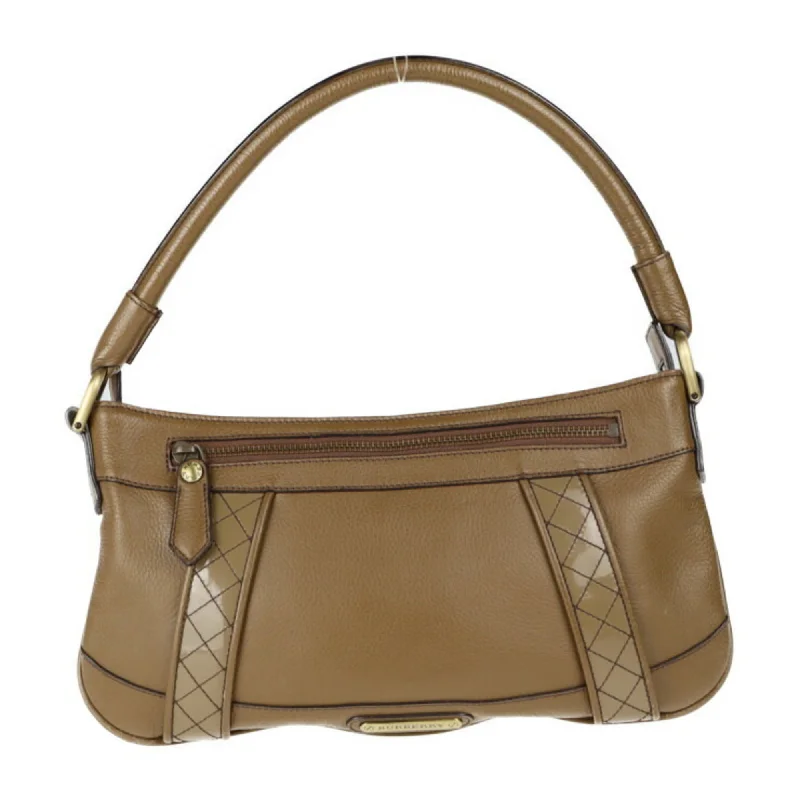 Burberry  Leather Shoulder Bag (Pre-Owned) Everyday Elegance At Lower Prices