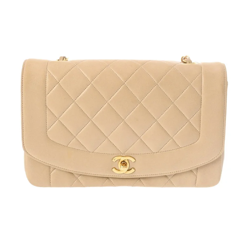 Chanel Diana  Leather Shoulder Bag (Pre-Owned) Premium Quality Bags, Budget Prices