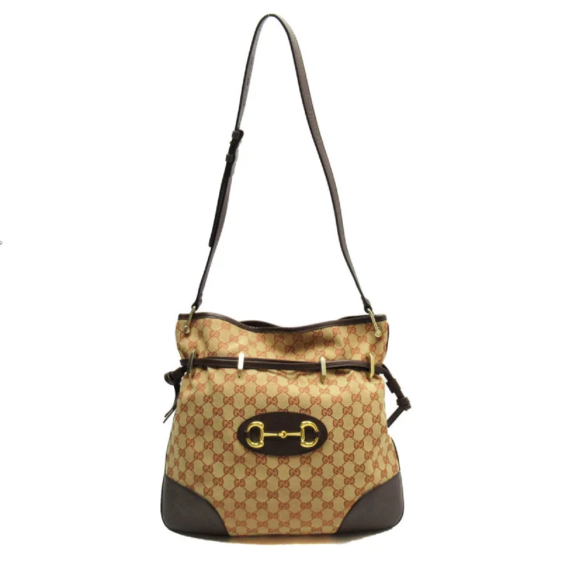 Gucci Horsebit  Canvas Shoulder Bag (Pre-Owned) Everyday Handbags At Wallet-Friendly Rates