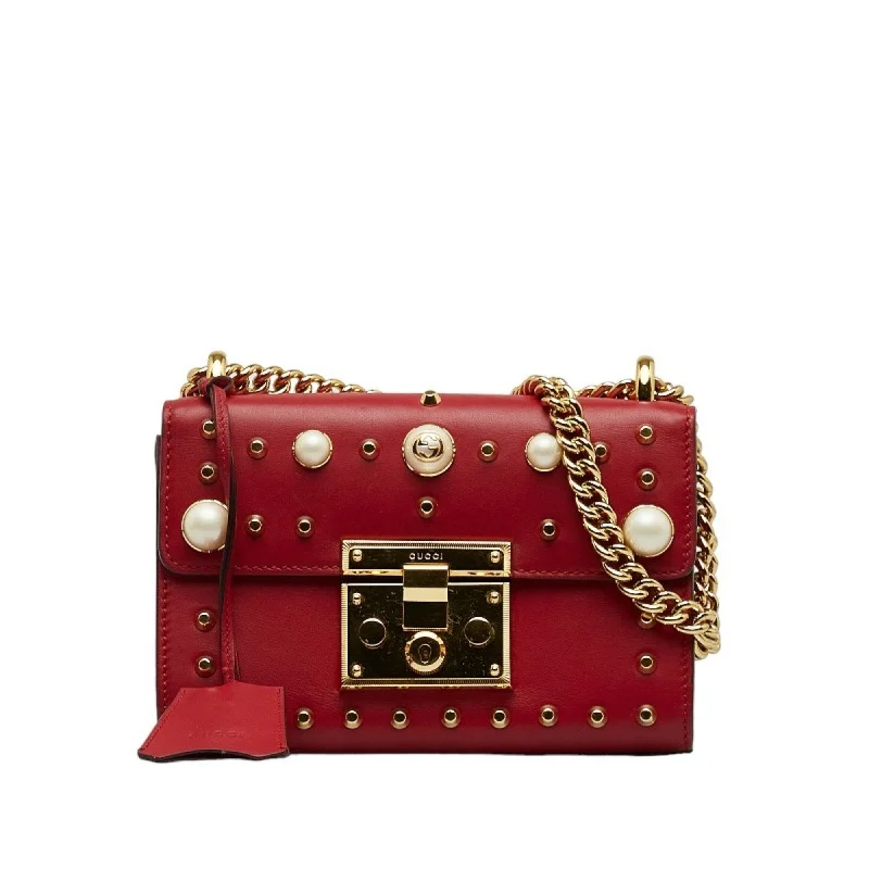 Gucci  Leather Shoulder Bag (Pre-Owned) Stylish Totes, Special Discounts