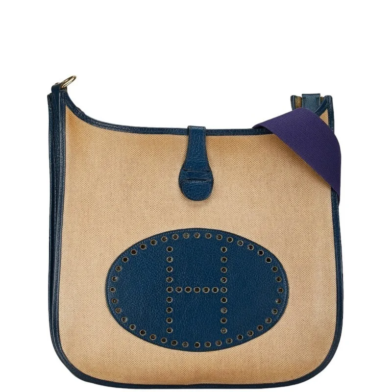 Hermès Evelyn  Canvas Shoulder Bag (Pre-Owned) Trendy Handbags, Limited-Time Sale