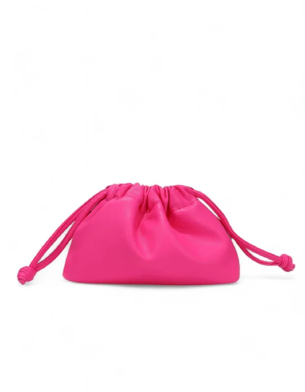 Lozen Mini Scrunch Toy Bag In Neon Pink Trendy Purses With Limited-Time Offers