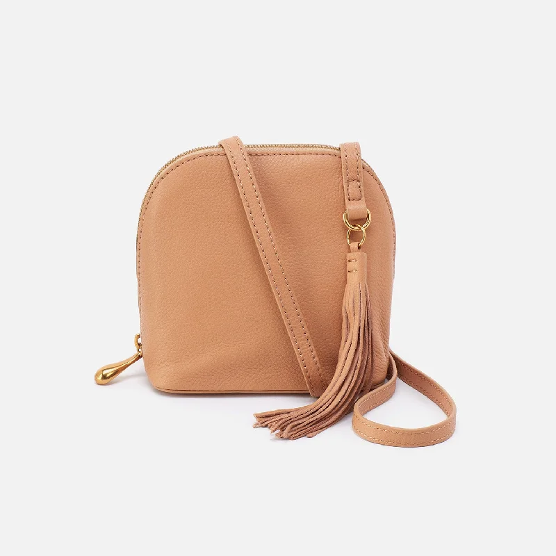 Nash Crossbody In Pebbled Leather - Sandstorm Premium Quality Bags, Budget Prices