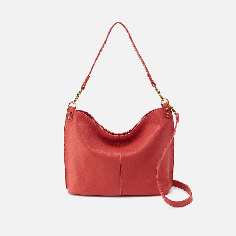 Pier Shoulder Bag In Pebbled Leather - Red Clay Premium Bags At Special Prices