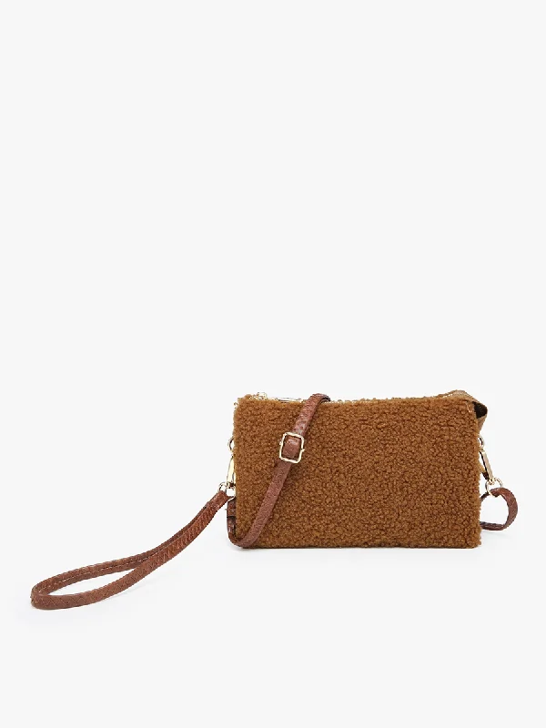 Riley Vegan Sherpa Crossbody Luxury Handbags At Budget-Friendly Rates