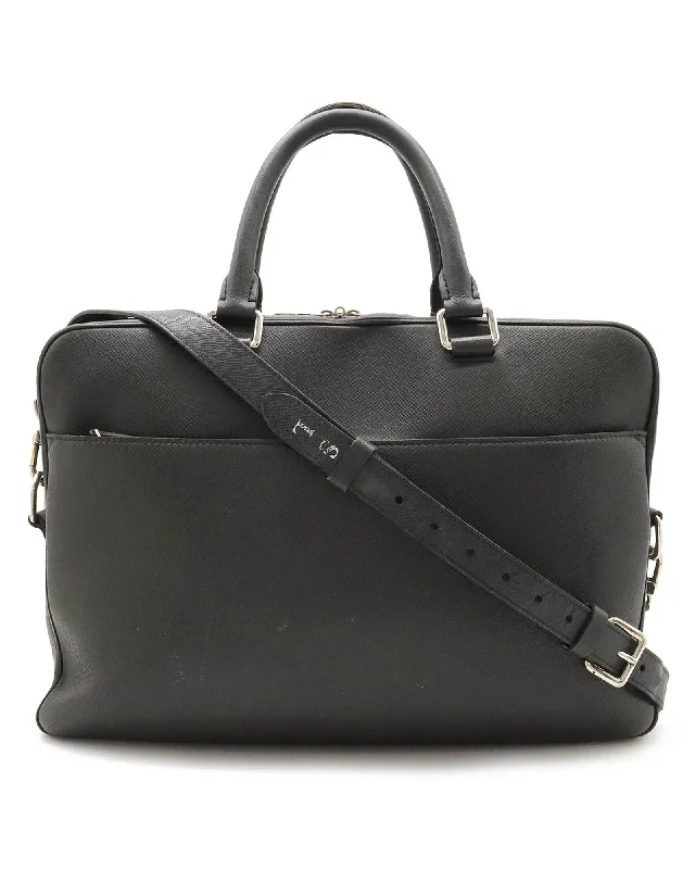 Louis Vuitton Executive Portfolio Black Epi Leather Briefcase Affordable Elegance, Grab Yours Now Louis Vuitton Executive Portfolio Black Epi Leather Briefcase Affordable Elegance, Grab Yours Now