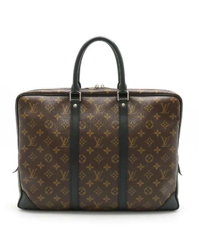Monogram Canvas Business Briefcase Fashion Bags, Huge Savings
