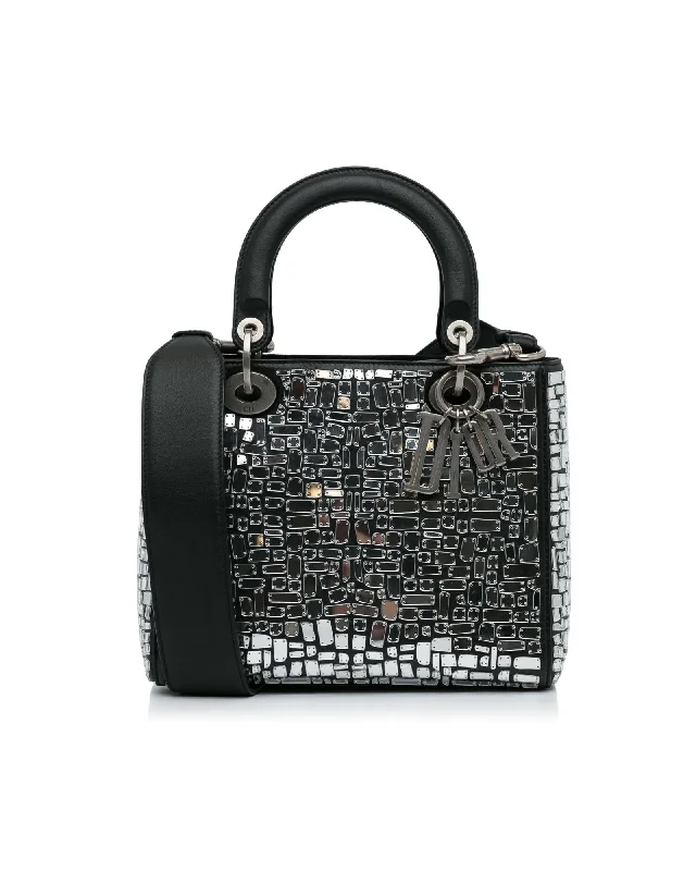 Mosaic Glass Leather Lady Dior Bag Elegant Purses, Shop & Save