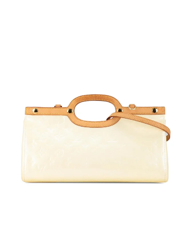 Monogram Vernis Leather Bag with Vachetta Leather Handles and Detachable Shoulder Strap Statement Bags With Exclusive Savings Monogram Vernis Leather Bag with Vachetta Leather Handles and Detachable Shoulder Strap Statement Bags With Exclusive Savings