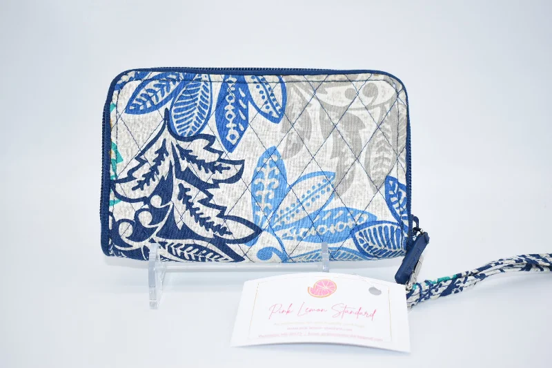 Vera Bradley Grab & Go RFID Wristlet in "Santiago" Elegant Purses, Shop & Save