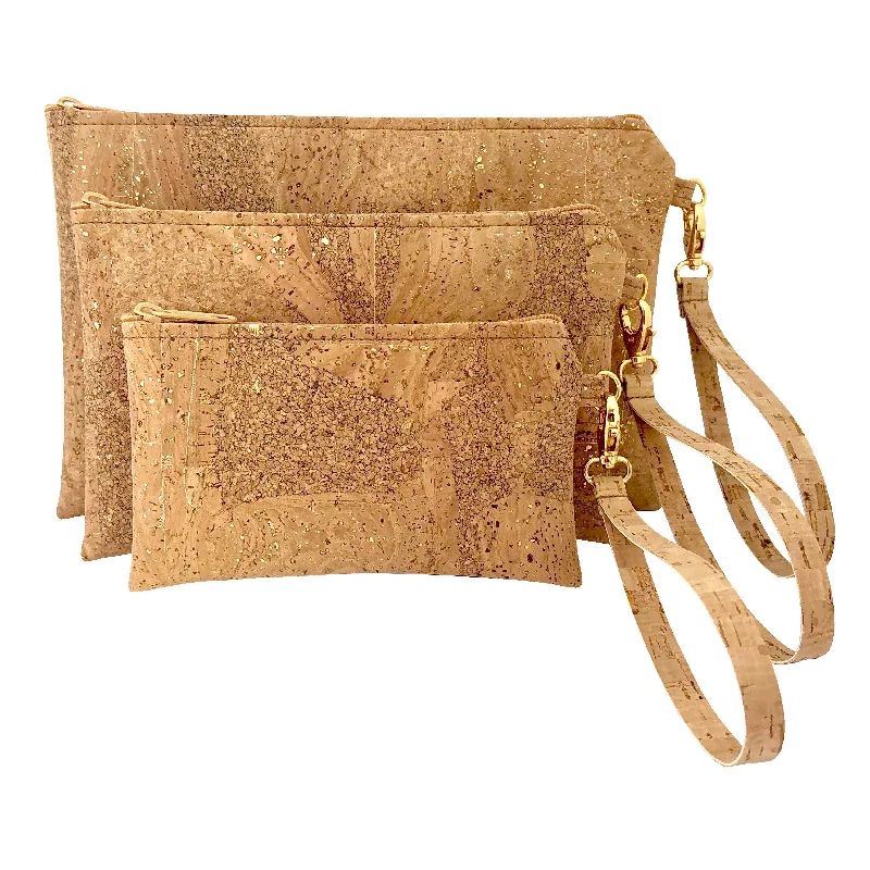 BE READY | Simple Wristlet | Gold Splash Cork Big Savings On Totes, Crossbody Bags, And More BE READY | Simple Wristlet | Gold Splash Cork Big Savings On Totes, Crossbody Bags, And More