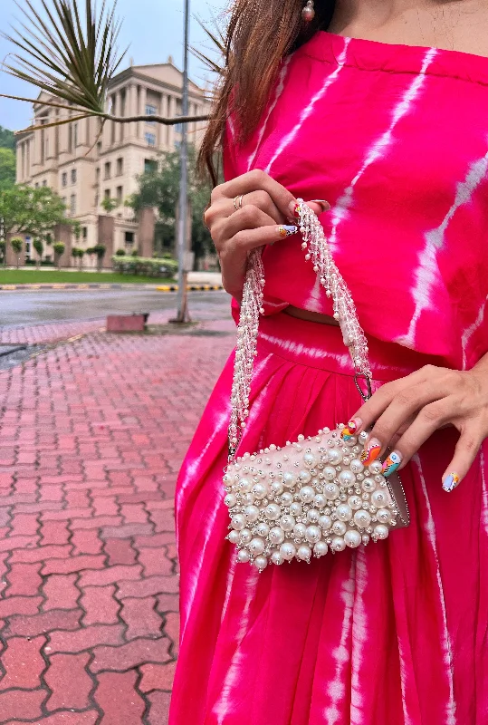 Bijoux mini flap bag with pearls handle Huge Handbag Markdowns – Update Your Collection Now Bijoux mini flap bag with pearls handle Huge Handbag Markdowns – Update Your Collection Now