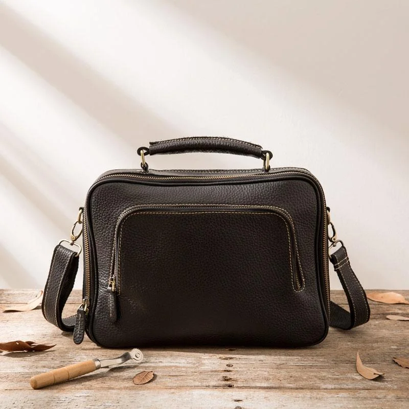 Black Leather Mens Briefcase Work Bag Laptop Bag Business Bag for Men The Best Handbag Sale Of The Season Black Leather Mens Briefcase Work Bag Laptop Bag Business Bag for Men The Best Handbag Sale Of The Season