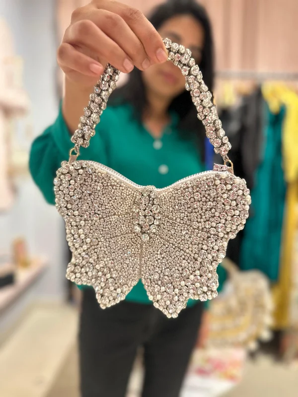 Bow mini bag - Silver Timeless Bags, Flash Sale