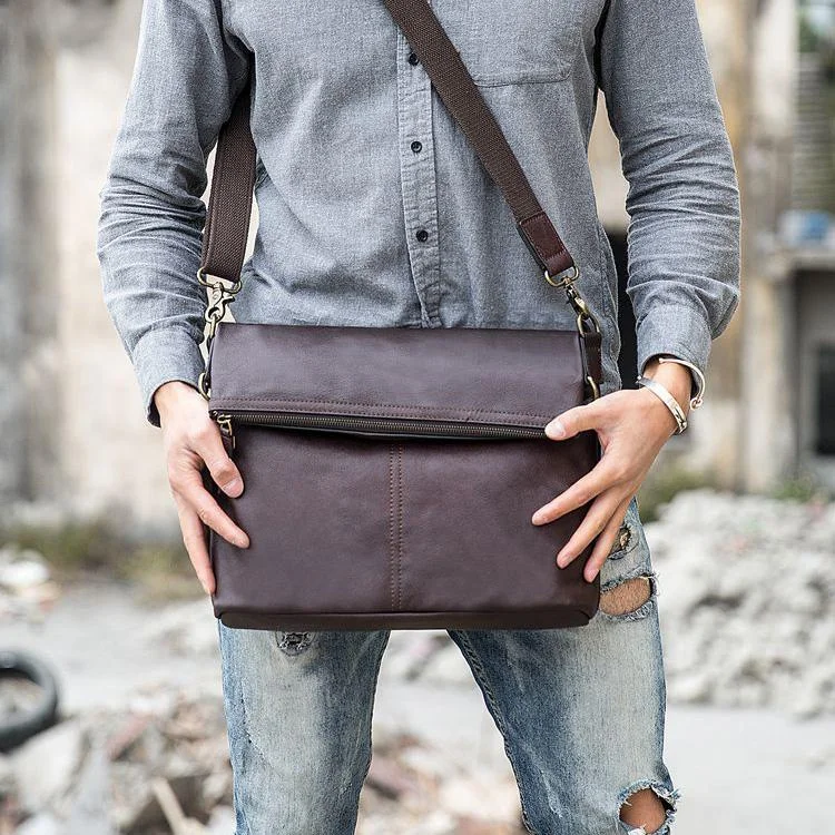 Brown Cool Leather Mens 11 inches Side Bags Messenger Bags Khaki Leather Courier Bag for Men Affordable Elegance, Grab Yours Now Brown Cool Leather Mens 11 inches Side Bags Messenger Bags Khaki Leather Courier Bag for Men Affordable Elegance, Grab Yours Now