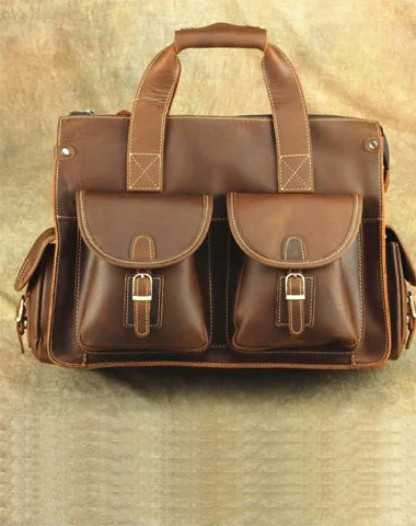 Brown Leather Mens 14 inches Business Laptop Work Bag Handbag Briefcase Shoulder Bags Messenger Bags For Men Trendy Handbags At Limited-Time Discounts Brown Leather Mens 14 inches Business Laptop Work Bag Handbag Briefcase Shoulder Bags Messenger Bags For Men Trendy Handbags At Limited-Time Discounts