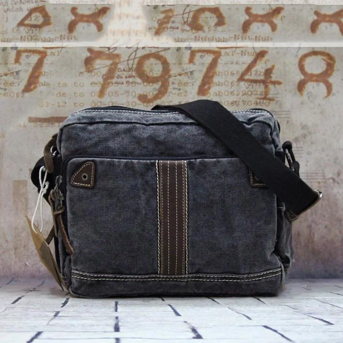 Vintage Canvas Black Mens Small Postman Bag Green Canvas Messenger Bags Small Courier Bag For Men Affordable Elegance With High-Quality Bags Vintage Canvas Black Mens Small Postman Bag Green Canvas Messenger Bags Small Courier Bag For Men Affordable Elegance With High-Quality Bags