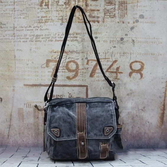 Fashion Canvas Black Mens Small Postman Bag Canvas Messenger Bags Courier Bag For Men Seasonal Sale On Trendy Handbags Fashion Canvas Black Mens Small Postman Bag Canvas Messenger Bags Courier Bag For Men Seasonal Sale On Trendy Handbags