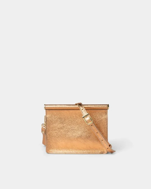 Cetra Mini Metallic Rosè Timeless Handbags Now At Special Discounts