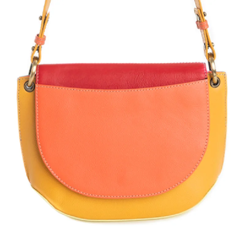 Color Point Half Moon Messenger Bag Unmissable Deals On Trendy Handbags