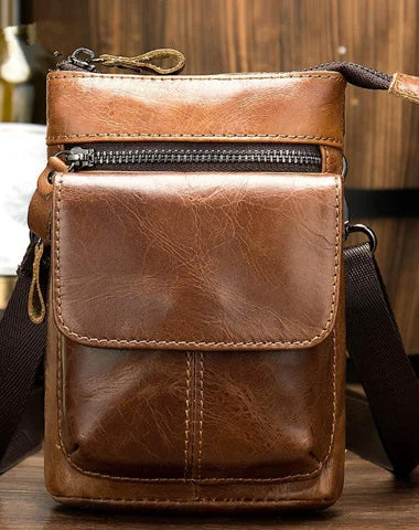 Cool Brown Leather Men's Belt Pouch Cell Phone Holster Small Belt Bag Mini Messenger Bag Side Bag For Men Fashionable Bags At Must-Have Prices Cool Brown Leather Men's Belt Pouch Cell Phone Holster Small Belt Bag Mini Messenger Bag Side Bag For Men Fashionable Bags At Must-Have Prices