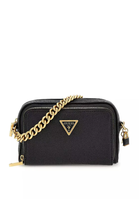 Guess Cosette Camera Crossbody Bag, Black Everyday Bags, Budget-Friendly