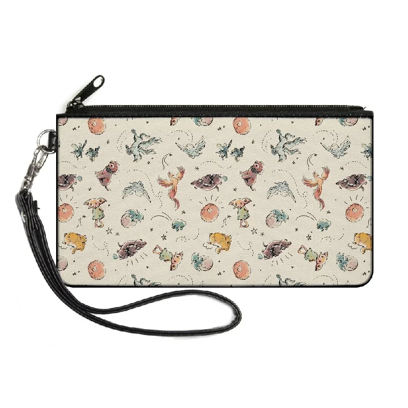 Canvas Zipper Wallet - LARGE - Harry Potter Charming Friends Collage Beige Trendy And Classic Bags Now At Unbeatable Discounts Canvas Zipper Wallet - LARGE - Harry Potter Charming Friends Collage Beige Trendy And Classic Bags Now At Unbeatable Discounts