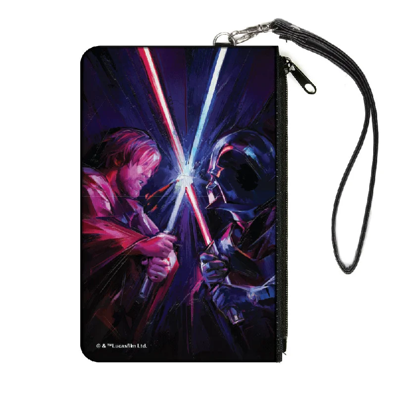 Canvas Zipper Wallet - LARGE - Star Wars Darth Vader Brush Stroke Pose Black Designer-Inspired Bags At Reduced Prices Canvas Zipper Wallet - LARGE - Star Wars Darth Vader Brush Stroke Pose Black Designer-Inspired Bags At Reduced Prices