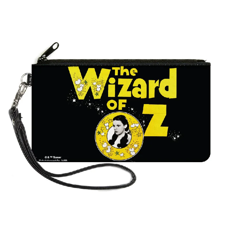 Canvas Zipper Wallet - LARGE - THE WIZARD OF OZ Dorothy Pose Black/Yellow/White Stylish Totes With Special Discounts Canvas Zipper Wallet - LARGE - THE WIZARD OF OZ Dorothy Pose Black/Yellow/White Stylish Totes With Special Discounts