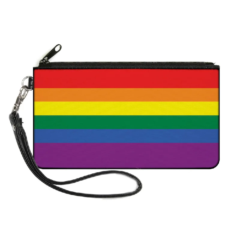 Canvas Zipper Wallet - SMALL - Flag Pride Rainbow Shop Timeless And Trendy Bags At Limited-Time Discounts Canvas Zipper Wallet - SMALL - Flag Pride Rainbow Shop Timeless And Trendy Bags At Limited-Time Discounts