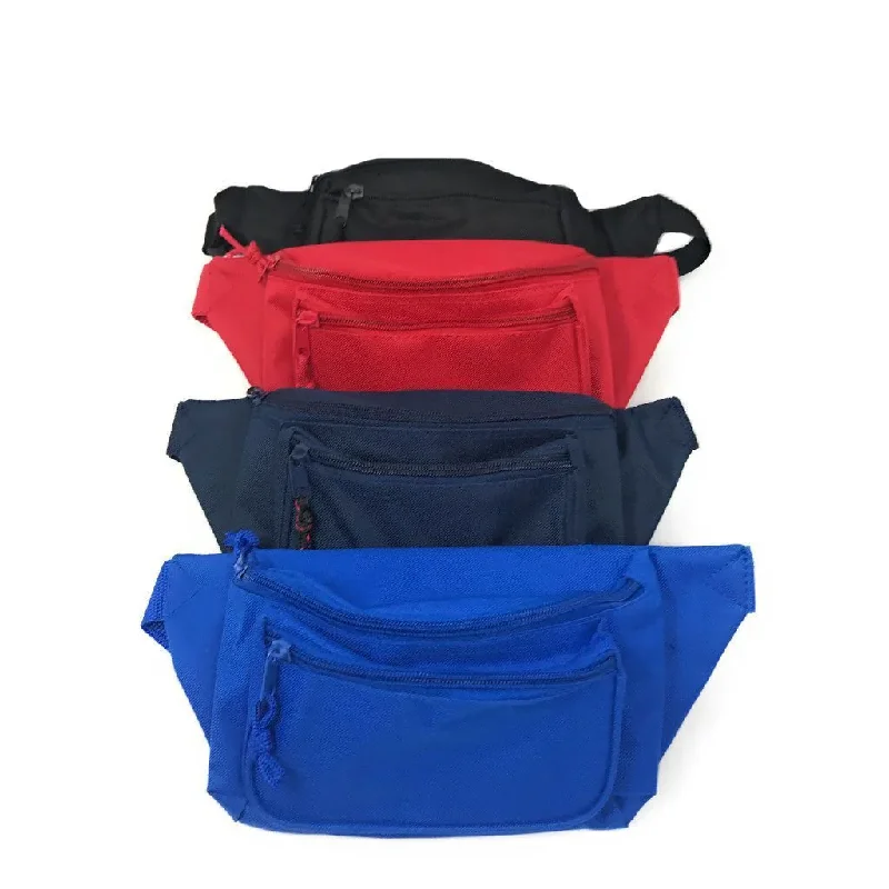 Eco Fanny Pack with Three Zippered Pockets - By Piece Timeless Handbags At Reduced Prices Eco Fanny Pack with Three Zippered Pockets - By Piece Timeless Handbags At Reduced Prices