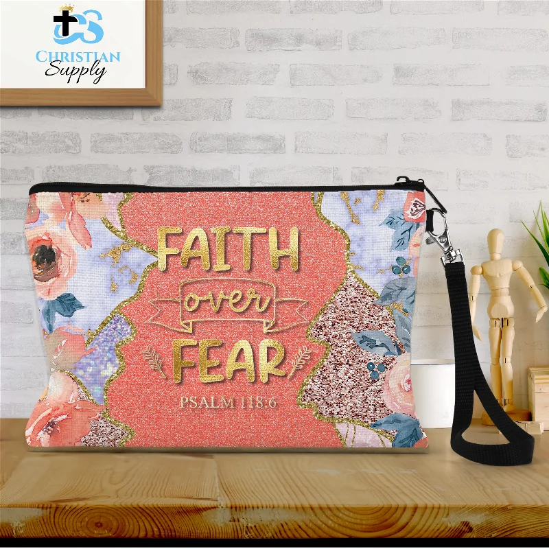 Faith Over Fear Wristlet Stylish Bags At Unbeatable Prices