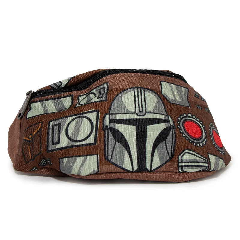 Fanny Pack - Star Wars The Mandalorian Beskar Armor Bounding Brown Grays Reds Flash Sale On Handbags Fanny Pack - Star Wars The Mandalorian Beskar Armor Bounding Brown Grays Reds Flash Sale On Handbags