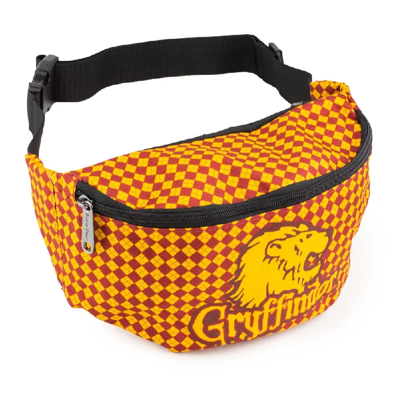 Fanny Pack - Harry Potter Gryffindor Lion with Shield Argyle Gold Burgundy Limited-Stock Bag Clearance – Grab Your Favorite Now