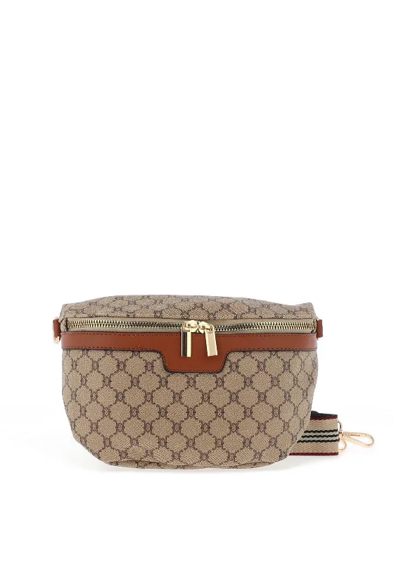 Zen Collection Monogram Mini Crossbody Bag, Taupe Exclusive Discounts On Stylish Handbags Zen Collection Monogram Mini Crossbody Bag, Taupe Exclusive Discounts On Stylish Handbags