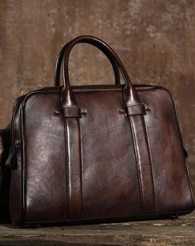 Handmade Leather Mens Briefcases Work Bag Laptop Bag Business Bag for Men Trendy Bags, Huge Savings Handmade Leather Mens Briefcases Work Bag Laptop Bag Business Bag for Men Trendy Bags, Huge Savings