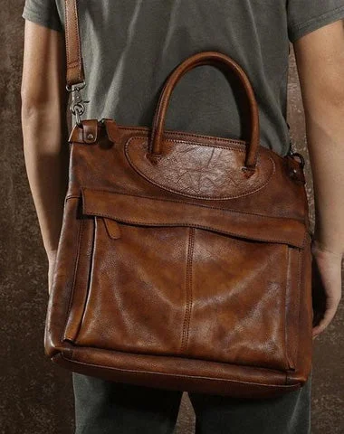 Leather Mens Cool Briefcase Work Bag Shoulder Bag Business Bag Laptop Bag for men Statement Bags, Shop Today Leather Mens Cool Briefcase Work Bag Shoulder Bag Business Bag Laptop Bag for men Statement Bags, Shop Today