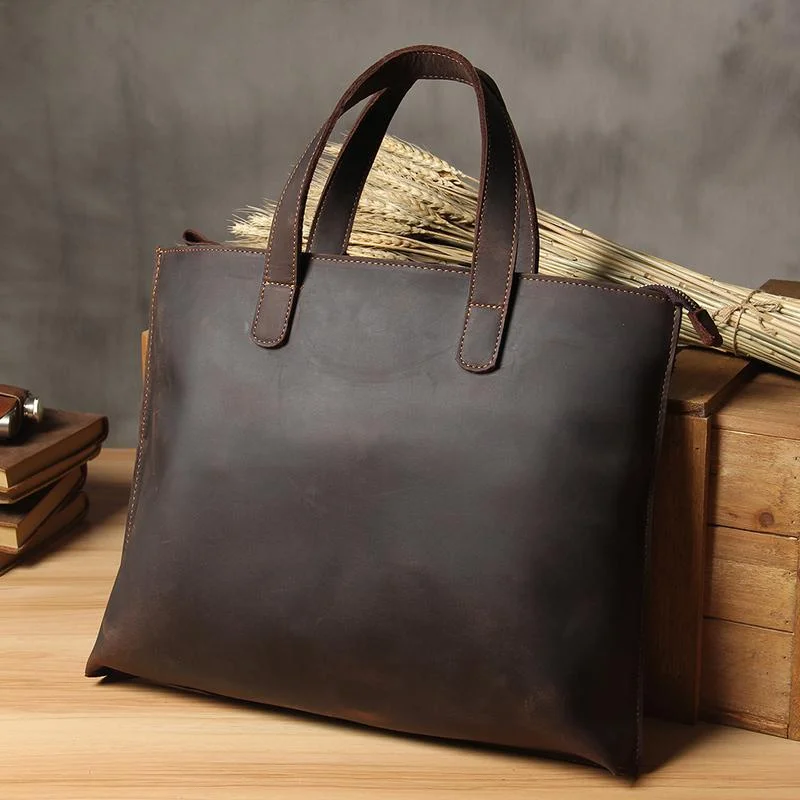 Handmade Leather Vintage Mens Coffee Black Tote Bag Cool Handbag Shoulder Bag for Men Trendy Purses At Unbeatable Discounts Handmade Leather Vintage Mens Coffee Black Tote Bag Cool Handbag Shoulder Bag for Men Trendy Purses At Unbeatable Discounts