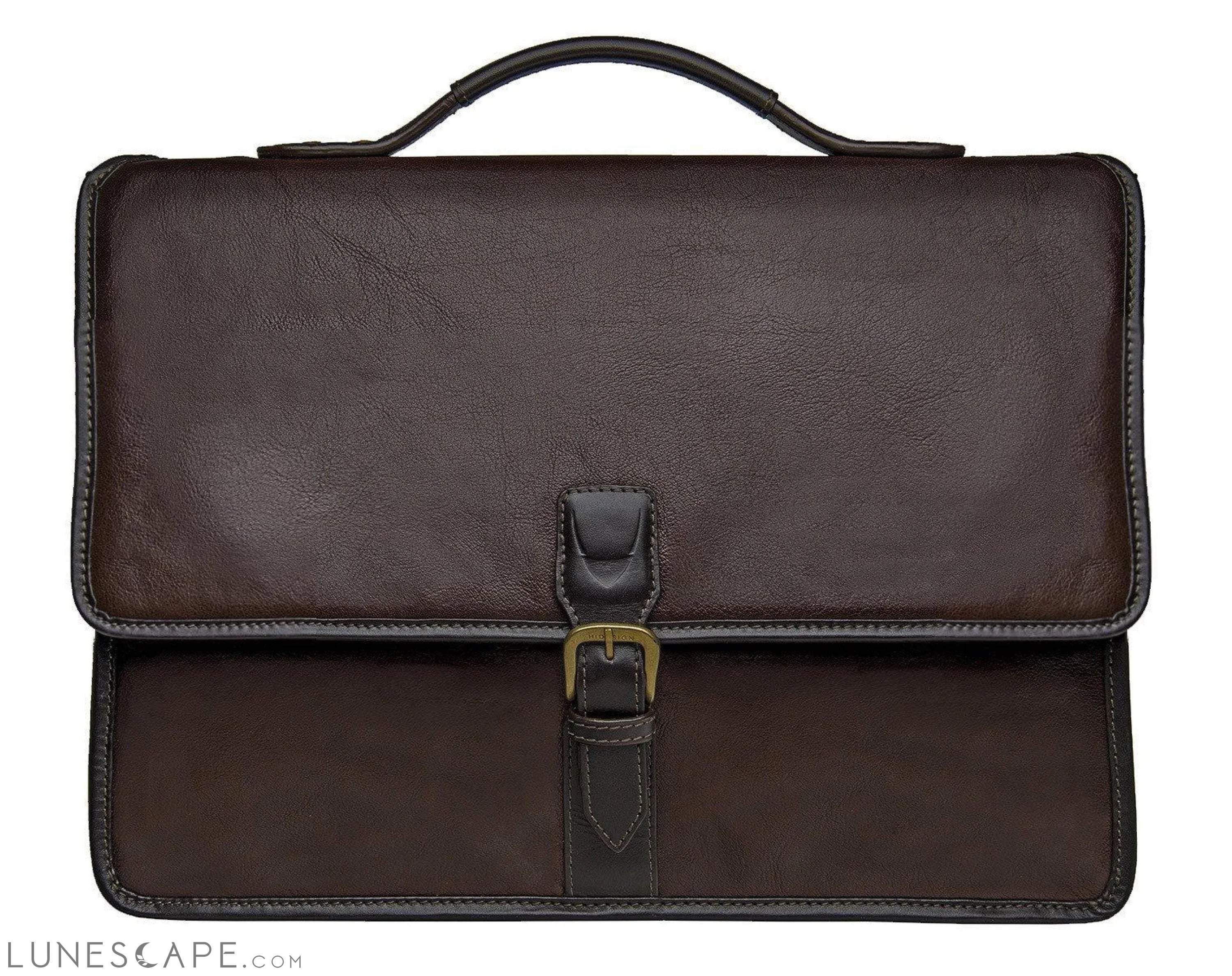 Harrison Buffalo Leather Laptop Briefcase Chic Crossbody Bags, Limited Offers