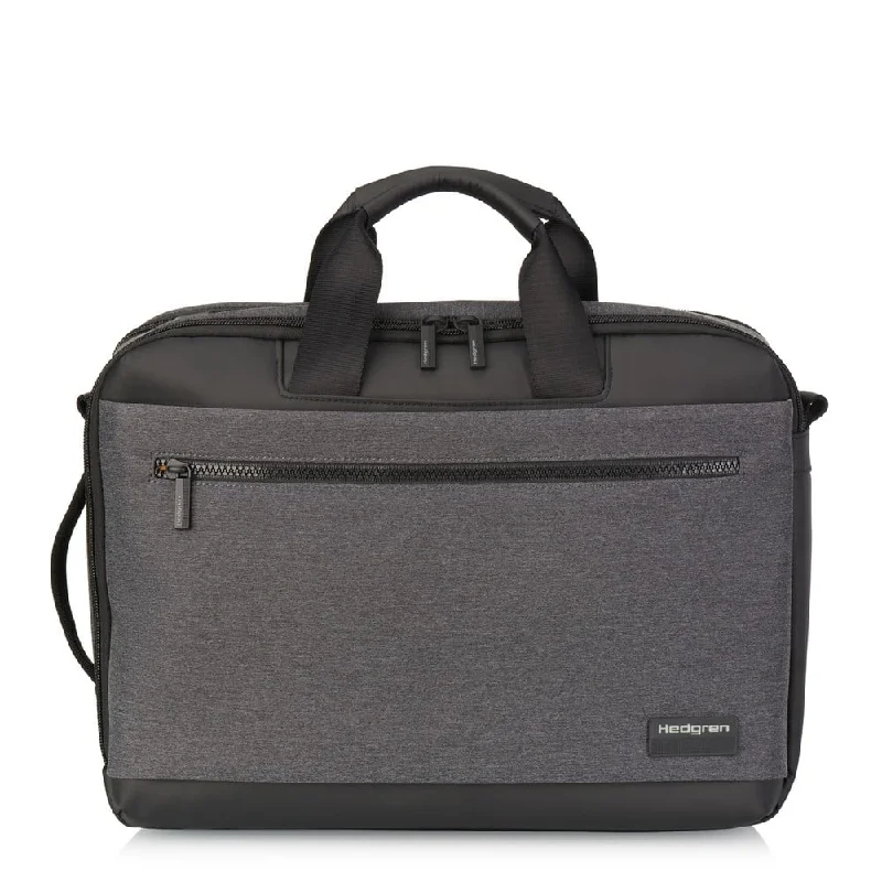 HEDGREN NEXT DISPLAY 3 WAY BRIEFCASE BACKPACK RFID STYLISH GREY Trendy Purses At Exclusive Promotional Rates HEDGREN NEXT DISPLAY 3 WAY BRIEFCASE BACKPACK RFID STYLISH GREY Trendy Purses At Exclusive Promotional Rates