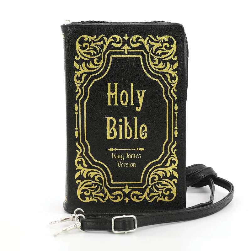 Holy Bible KJV Book Clutch Bag in Vinyl Premium Quality Bags, Budget Prices