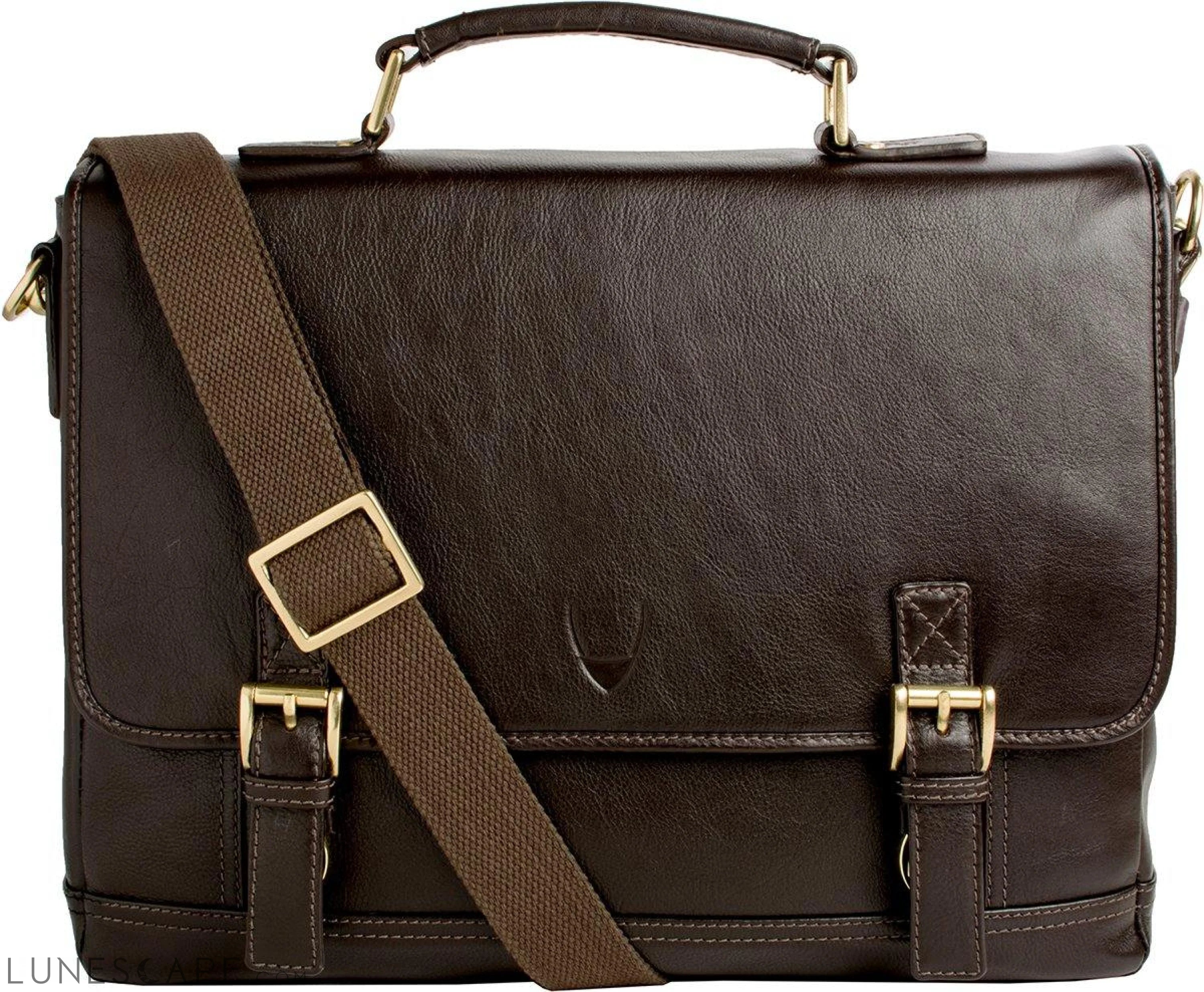 Hunter 15" Laptop Compatible Leather Briefcase Best Handbag Sale Of The Season