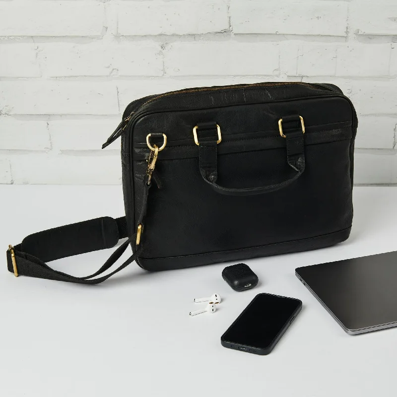 JAMES XLI STEVEN BRIEFCASE BLACK Everyday Handbags At Wallet-Friendly Prices