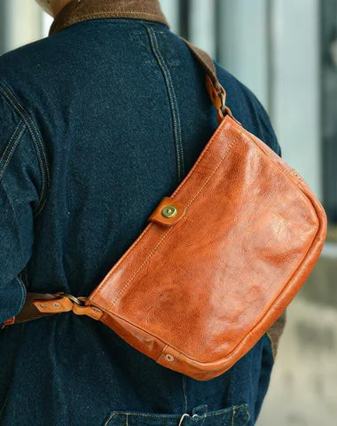 Casual Tan Leather Mens 8 inches Postman Bag Side Bag Brown Leather Messenger Bags Courier Bag For Men Upgrade Your Look With Fashionable Bags Casual Tan Leather Mens 8 inches Postman Bag Side Bag Brown Leather Messenger Bags Courier Bag For Men Upgrade Your Look With Fashionable Bags