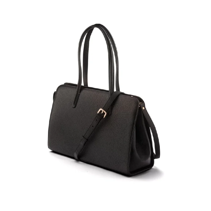 Ladies' Leather 15" Laptop Handbag - Black Premium Quality Bags At Affordable Prices